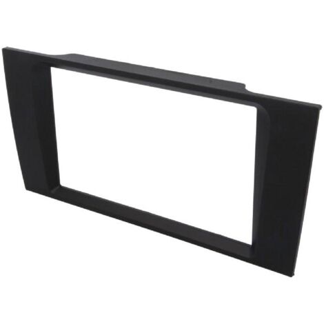 Facade autoradio 2DIN KA126B compatible avec Audi A4 B5 Noir