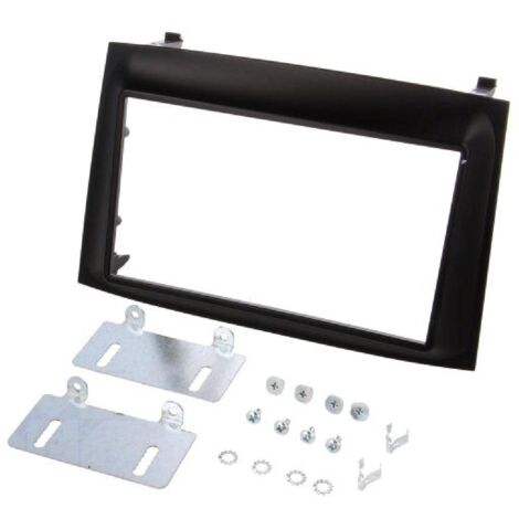 Facade autoradio 2DIN KA499A compatible avec Fiat Doblo Opel Combo ap14 - Noir