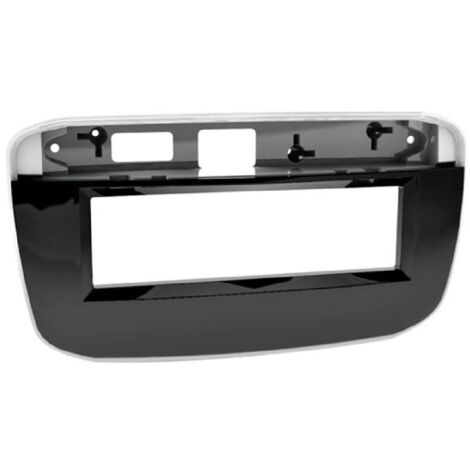Facade Autoradio compatible avec Fiat Punto Evo et Punto 11-18 - Noir brillant