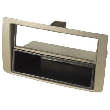 Facade autoradio compatible avec Lancia Musa - Anthracite beige