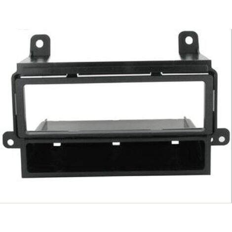 Facade autoradio compatible avec Nissan Pathfinder Pathfinder S X-Terra Frontier - noir - avec vide poche