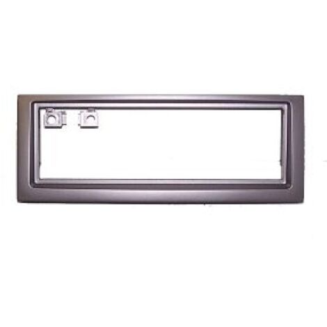 Facade autoradio compatible avec PEUGEOT 407 04-10 1Din - Argent