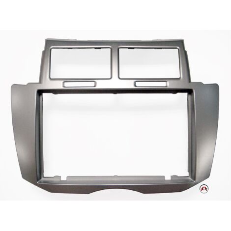 Facade Autoradio compatible avec Toyota Yaris 09-11 Argent