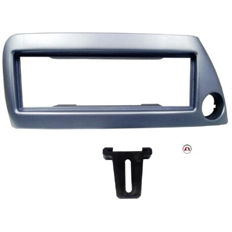 Facade autoradio FA074B compatible avec Ford Ka 97-08 - Bleu Argent 1Din