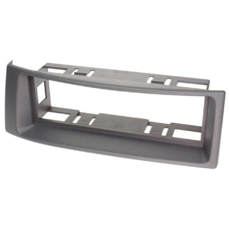 Facade Autoradio FA077C compatible avec Renault Megane 1 Scenic 1 96-03 - Anthracite Gris 1Din