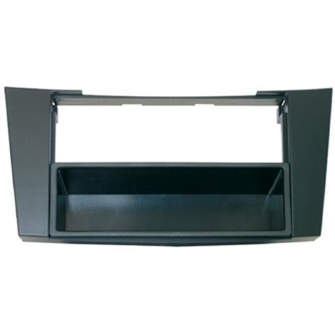 Facade autoradio FA143 compatible avec Mercedes Classe E W211 Avec vide poche