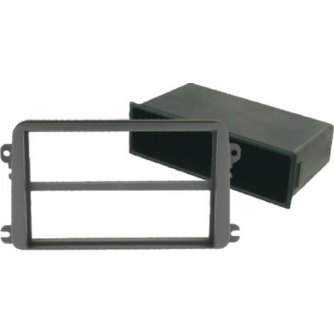 Facade Autoradio FA145 compatible avec VW Golf V ap03 Passat ap05 Touran ap03 - avec vide poche - 1DIN