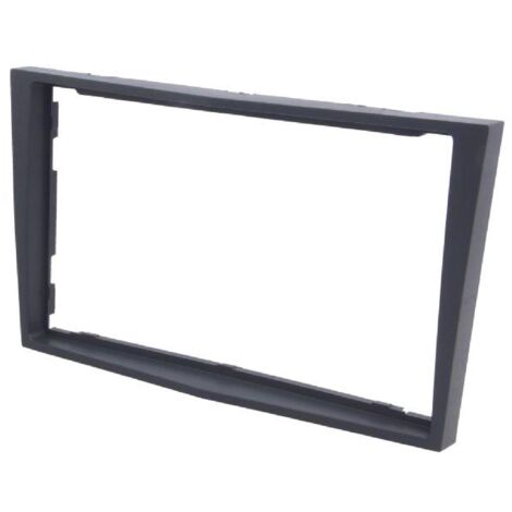Facade autoradio FA152.0E compatible avec Opel Astra ap03 Vivaro ap07 Zafira ap04 - Gris fonce - 2DIN