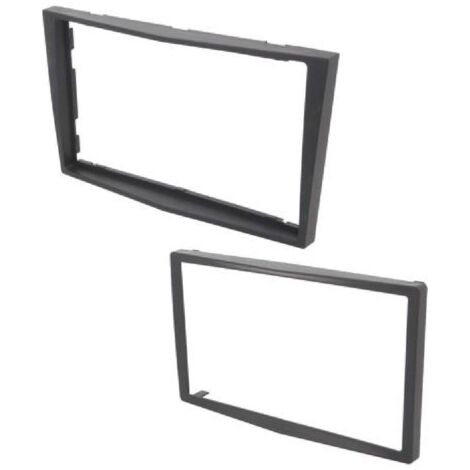 Facade autoradio FA152Z avec contour compatible avec Opel Antara Astra Corsa Zafira 05-14 - london smoke