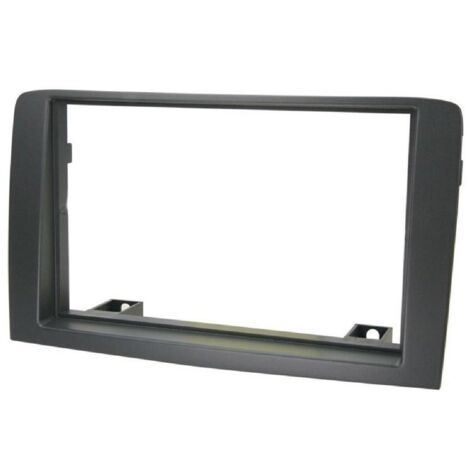 Facade Autoradio FA161B compatible avec Fiat Idea - Anthracite