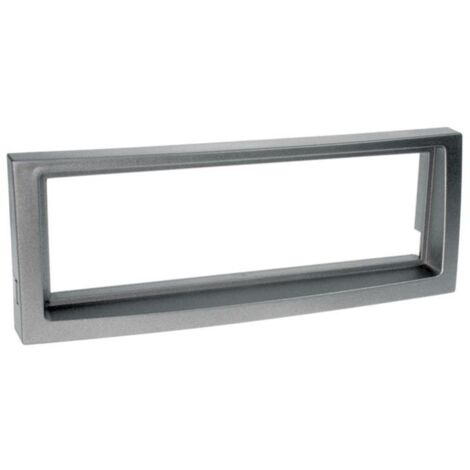 Facade autoradio FA168A compatible avec Citroen C5 04-08 Peugeot 407 04-10 1Din - Anthracite