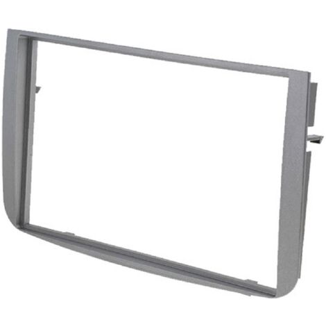 Facade autoradio FA185B compatible avec Alfa Romeo 147 GT ap05 argent clair