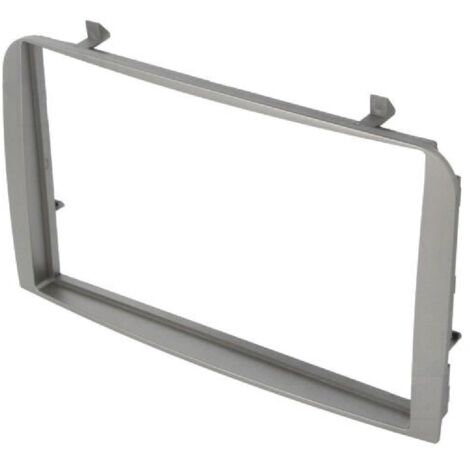 Facade autoradio FA185D compatible avec Alfa Romeo 147 GT ap05 argent clair