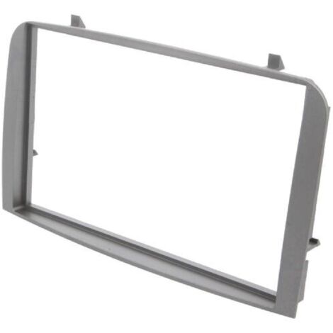 Facade autoradio FA185E compatible avec Alfa Romeo 147 GT ap05 argent clair