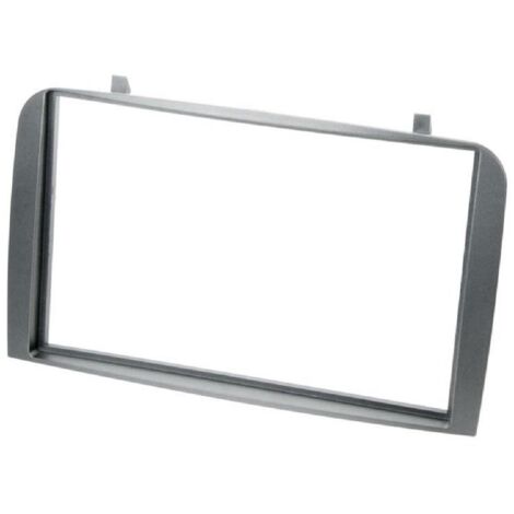 Facade Autoradio FA185Z compatible avec Alfa Romeo 147 GT - Argent fonce