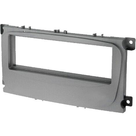 Facade autoradio FA213A compatible avec Ford C-Max Focus Galaxy Mondeo S-Max 08-15 - Argent