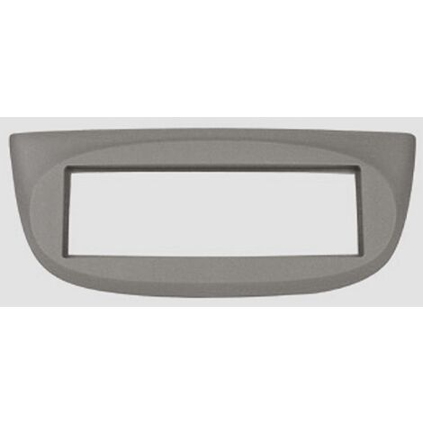 Facade Autoradio FA217G compatible avec Renault Twingo 2 Wind 07-14 - Gris souris