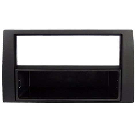 Facade autoradio FA224 compatible avec Audi A4 Seat Exeo 1Din Avec vide poche