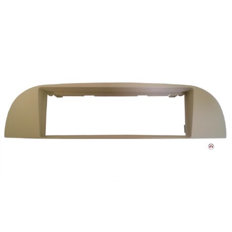 Facade Autoradio FA227B compatible avec Fiat 500 500C - Jaune Nacre