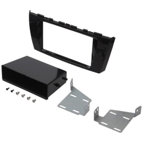 Facade Autoradio FA326A Compatible avec Mitsubishi Mirage SpaceStar ap13 noir brillant