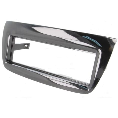 Facade autoradio FA406B compatible avec Fiat Doblo Opel Combo - Noir brillant