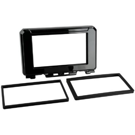 Facade autoradio KA998 compatible avec Suzuki Jimny ap18 - Noir brillant
