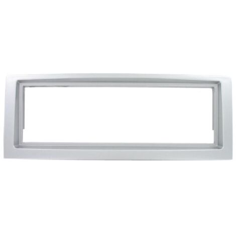 Facade Autoradio RAF2506 compatible avec PEUGEOT 407 04-10 1Din - Argent clair