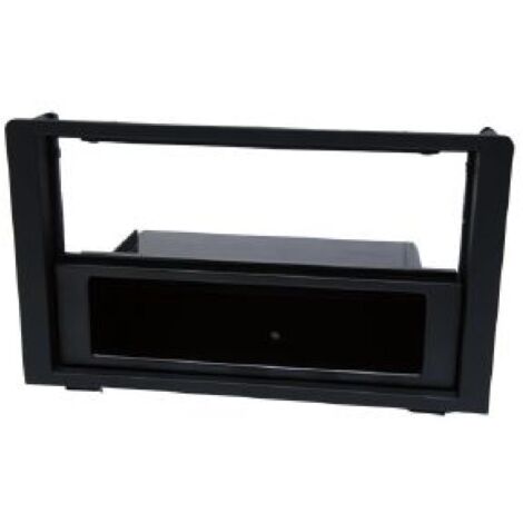 Facade autoradio Saab 9-3 07-12 Noir Avec vide poche