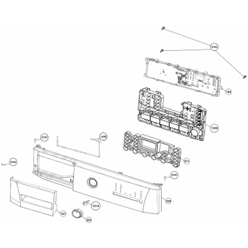 Image of Facciata della scatola prodotto (codice 197) - Lavatrice - BEKO - 316445