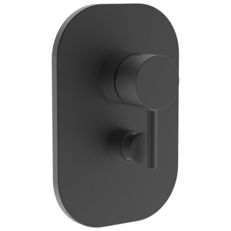 Facade De Douche Mitigeur Avec Inverseur Picche Blackmat - CRISTINA ONDYNA PH65913