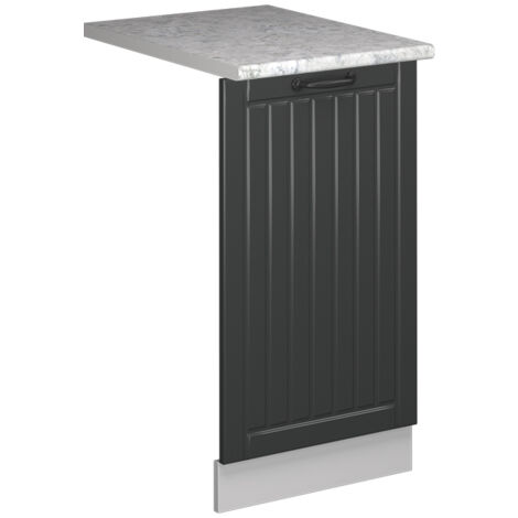 Façade de lave-vaisselle Fame-Line, Anthracite campagne, 45cm , PT Marbre, Vicco