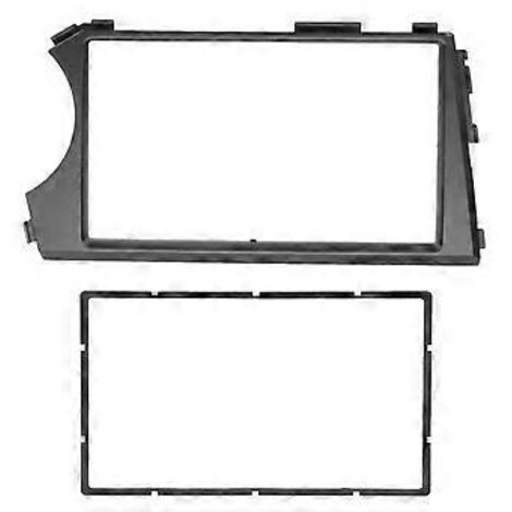 Façade de voiture 2 DIN pour autoradio SSANG Actyon LHD, panneau de montage sur tableau de bord, kit d'installation pour lecteur DVD de voiture intégré au tableau de bord