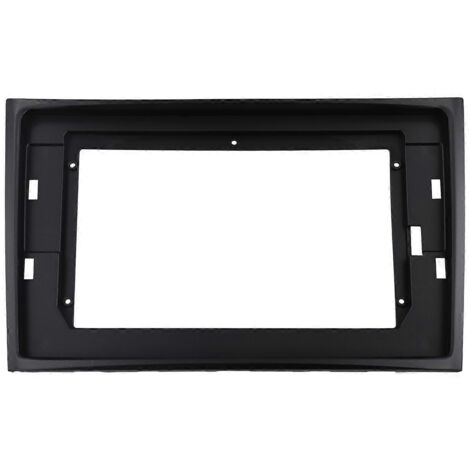 Façade d'installation pour autoradio 2 DIN 10,1 pouces avec lecteur DVD, GPS et MP5 - Cadre plat