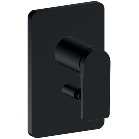 Façade douche encastree mitigeur 2 sorties black mat - CRISTINA ONDYNA BA68913