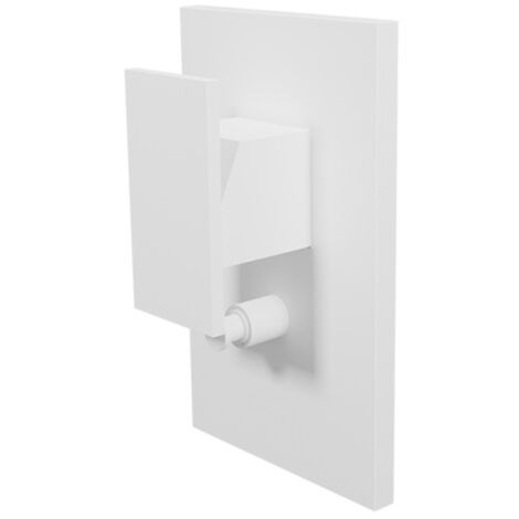 Façade douche mitigeur mural encastré Blanc Mat Tabula - CRISTINA ONDYNA TA68924