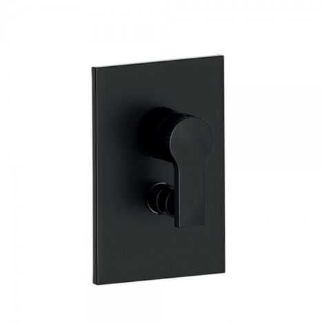 Facade Douche Omega 2 Sorties Abs Blackmat Complet - OG68913 CRISTINA ONDYNA