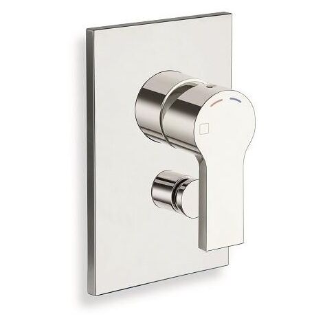 FACADE DOUCHE OMEGA 2 SORTIES ABS CHROME COMPLET - CRISTINA ONDYNA OG64951