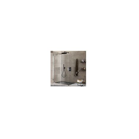 Facade Externe Cross Road Laiton 2 Sorties Chrome Noir Brosse Robinetterie CROSS ROAD - CRISTINA ONDYNA XR75275