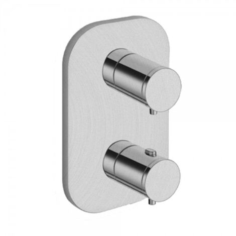 Facade Externe East Side Laiton 2 Sorties Metal Brosse - CRISTINA ONDYNA XT65277