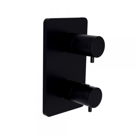 Facade Externe Foil Laiton 2 Sorties Blackmat - FL75213 CRISTINA ONDYNA