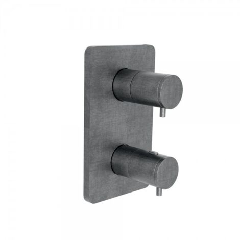 Facade Externe Foil Laiton 2 Sorties Métal Brossé - FL75277 CRISTINA ONDYNA