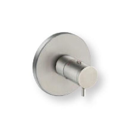FACADE EXTERNE PIX INOX PLAQUE RONTDE 1 SORTIE - CRISTINA ONDYNA XX70028