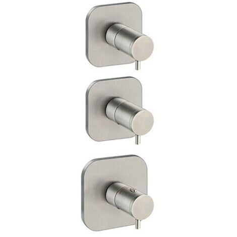 Facade Externe Pour Bati Thermostatique Inox 316 Carre Arrondi Robinetterie IX - CRISTINA ONDYNA XX67228