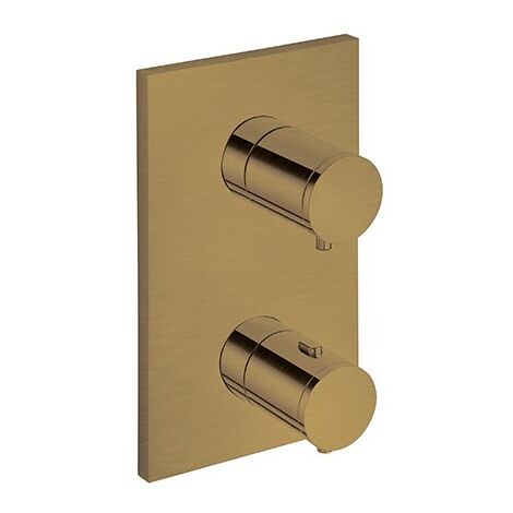FACADE EXTERNE TRIVERDE LAITON 2 SORTIES VIEUX BRONZE - CRISTINA ONDYNA XT85292