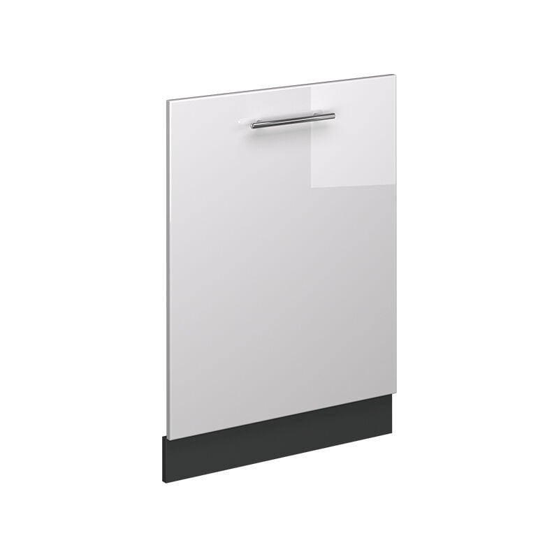 Vicco - Façade de lave-vaisselle Fame-Line, Blanc Haute brillance, 60cm sans pt