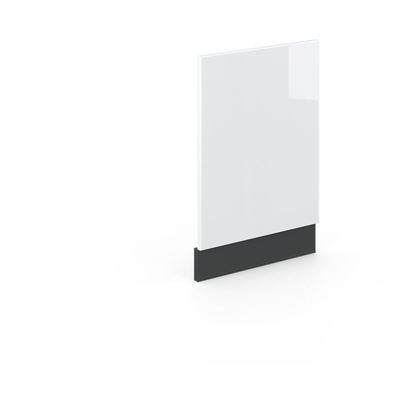 Façade Fame-Line, Blanc Haute brillance, 45 cm sans plan de travail Vicco