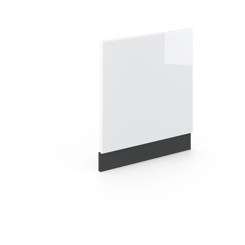 Façade Fame-Line, Blanc Haute brillance, 60 cm sans plan de travail Vicco