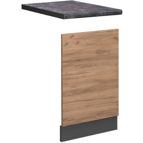 Façade Fame-Line, Chêne de force doré, 45 cm , PT Anthracite, Vicco