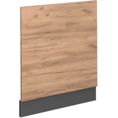 Vicco – Façade Fame-Line chêne de force doré 60 cm – Panneau de particules 16 mm – Charnières soft-closing – Coulisses métalliques à sortie totale