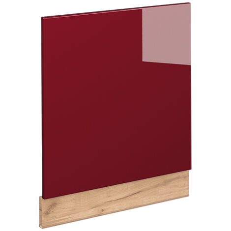 Façade Fame-Line, Rouge bordeaux Haute brillance, 60 cm sans plan de travail, Vicco